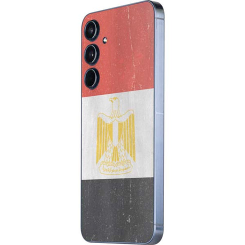 Egyptian Flag Distressed Galaxy A55 5G Skin